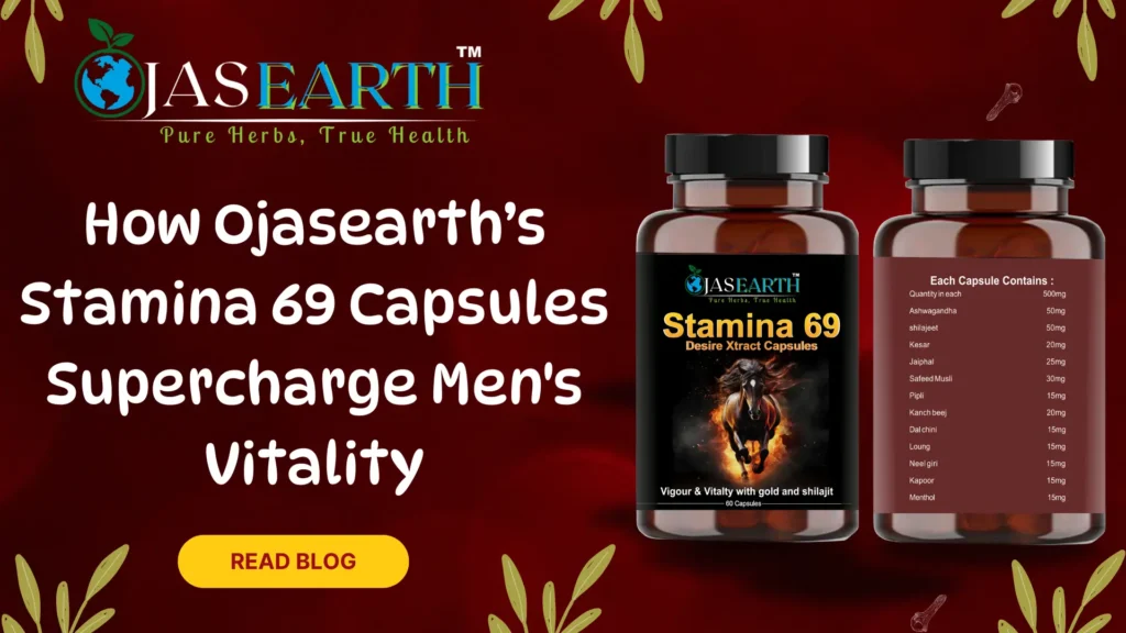 How Ojasearth’s Stamina 69 Capsules Supercharge Men's Vitality